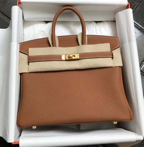 HERMES Togo Birkin 25 Gold 1515343 